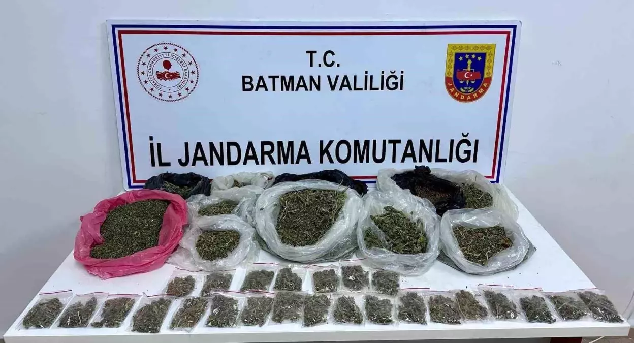 Batman’da Uyuşturucu Operasyonu