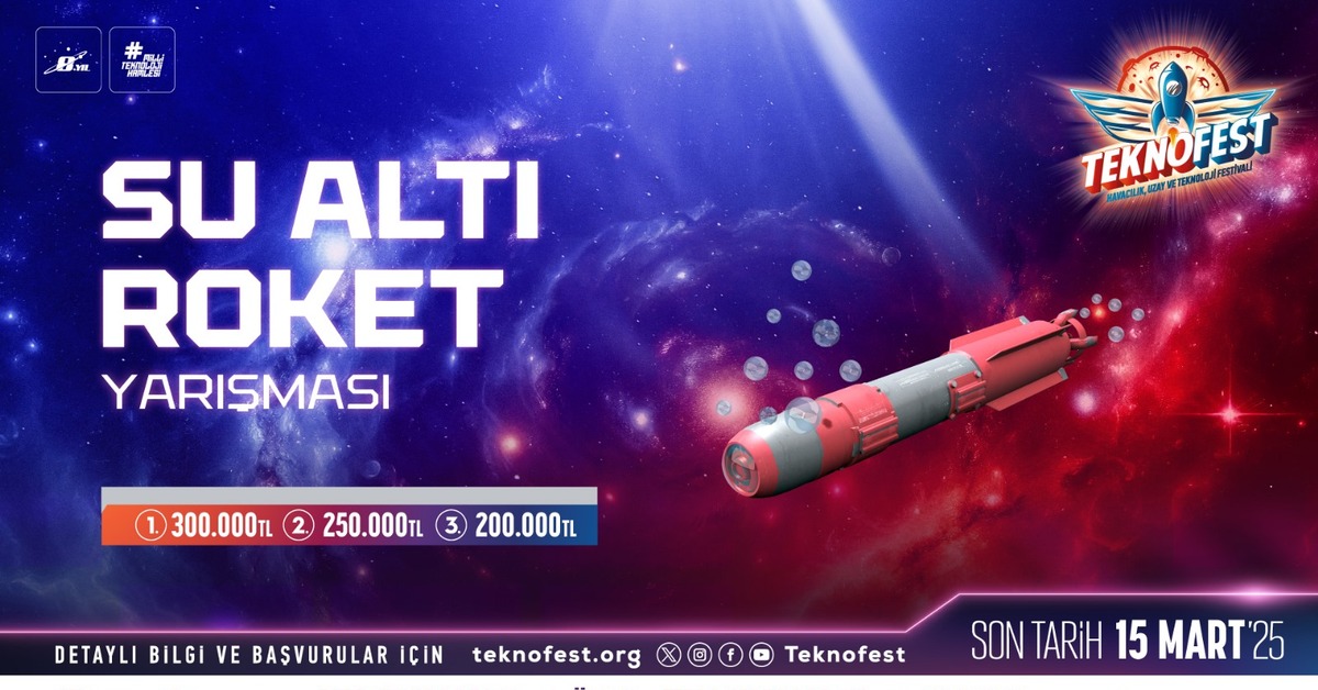 TEKNOFEST’te Su Altı Roket Yarışması