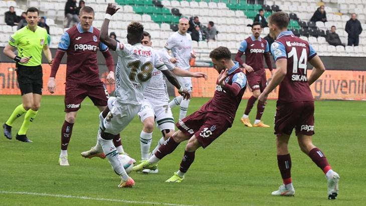 Trabzonspor Konya’da uzatma dakikalarında yıkıldı: 1-0