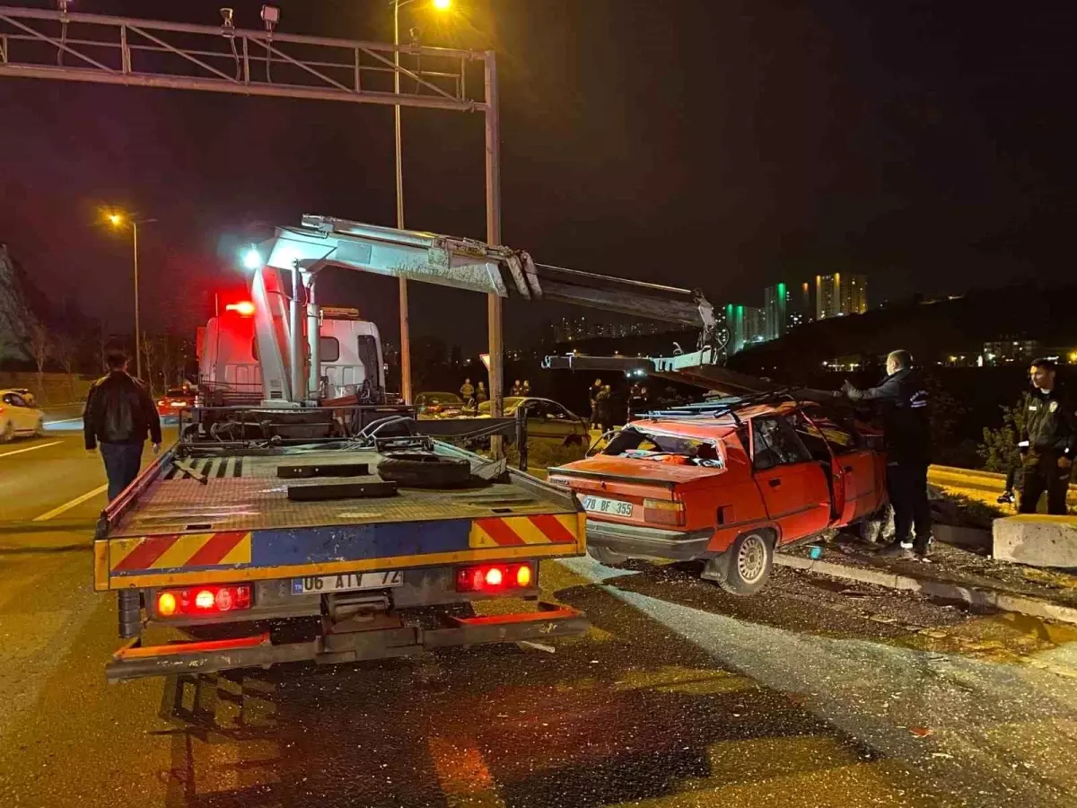 Ankara’da Trafik Kazası: 6 Yaralı