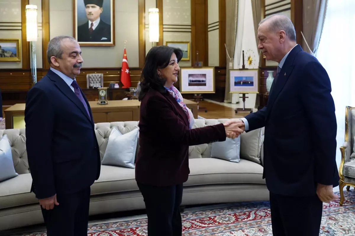Cumhurbaşkanı Erdoğan’la görüşen DEM Parti’den yazılı açıklama